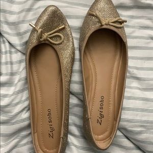 Sparkly flats